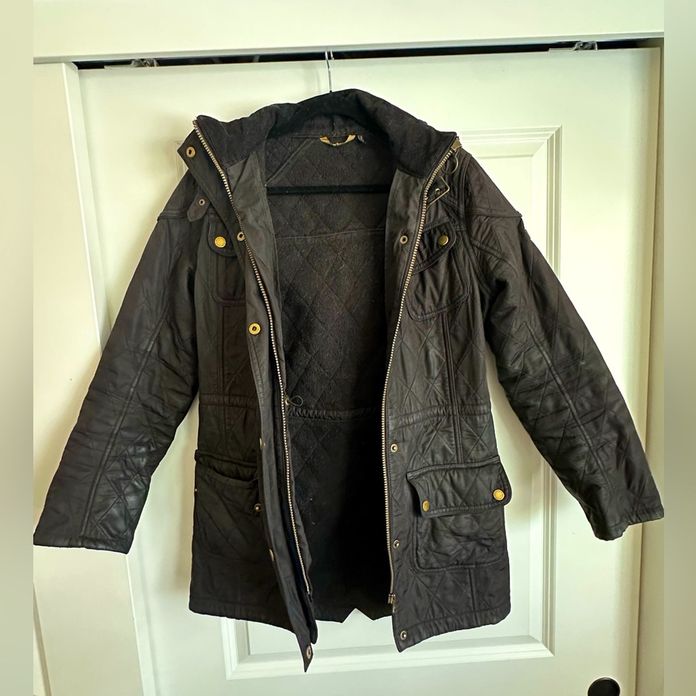 Barbour Quilted Puffer Jacket Black